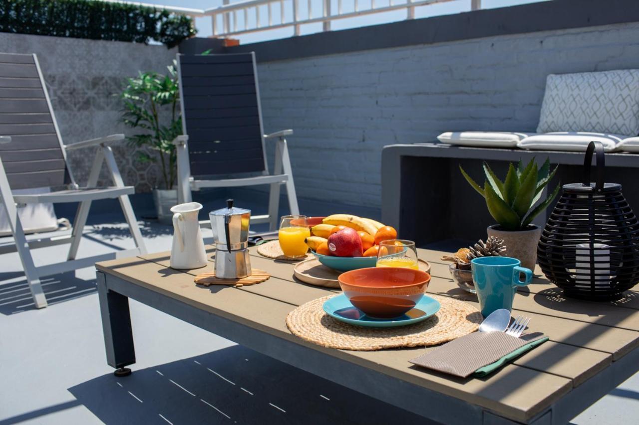 Florit Flats - Cabanyal 3 Bedroom Wifi Ac Terrace Beach Penthouse Valencia Eksteriør bilde