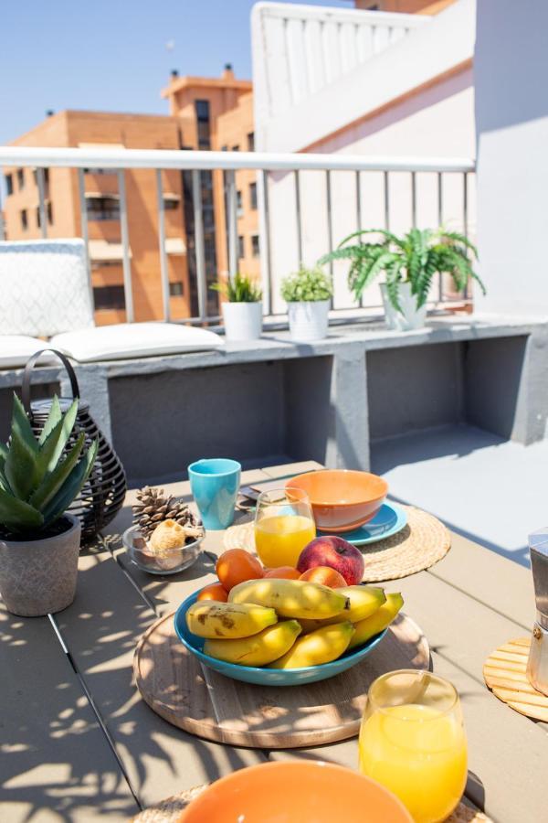 Florit Flats - Cabanyal 3 Bedroom Wifi Ac Terrace Beach Penthouse Valencia Eksteriør bilde